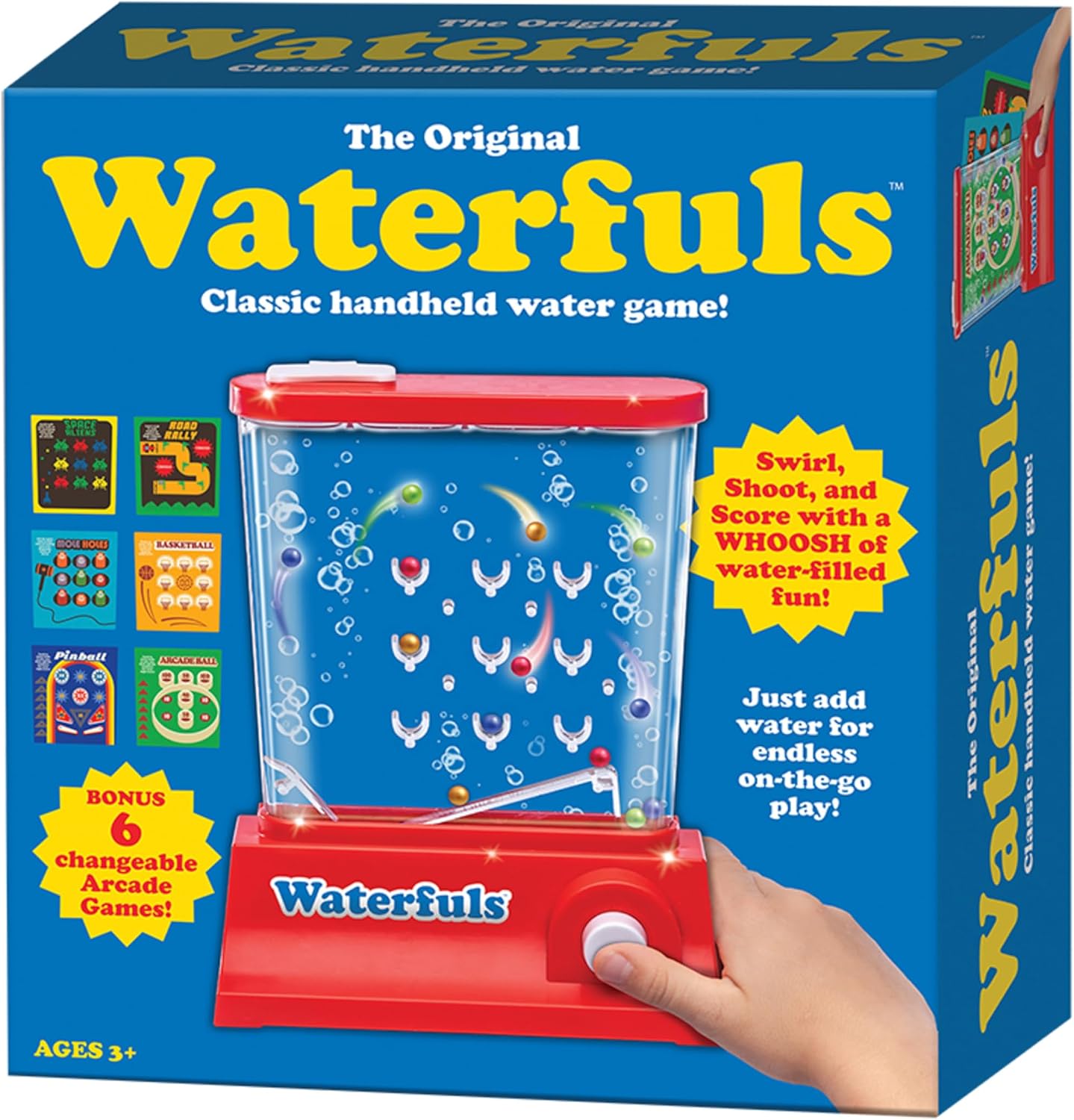 Original Waterfuls Handheld Retro Water Game — authentic vintage gift collectible
