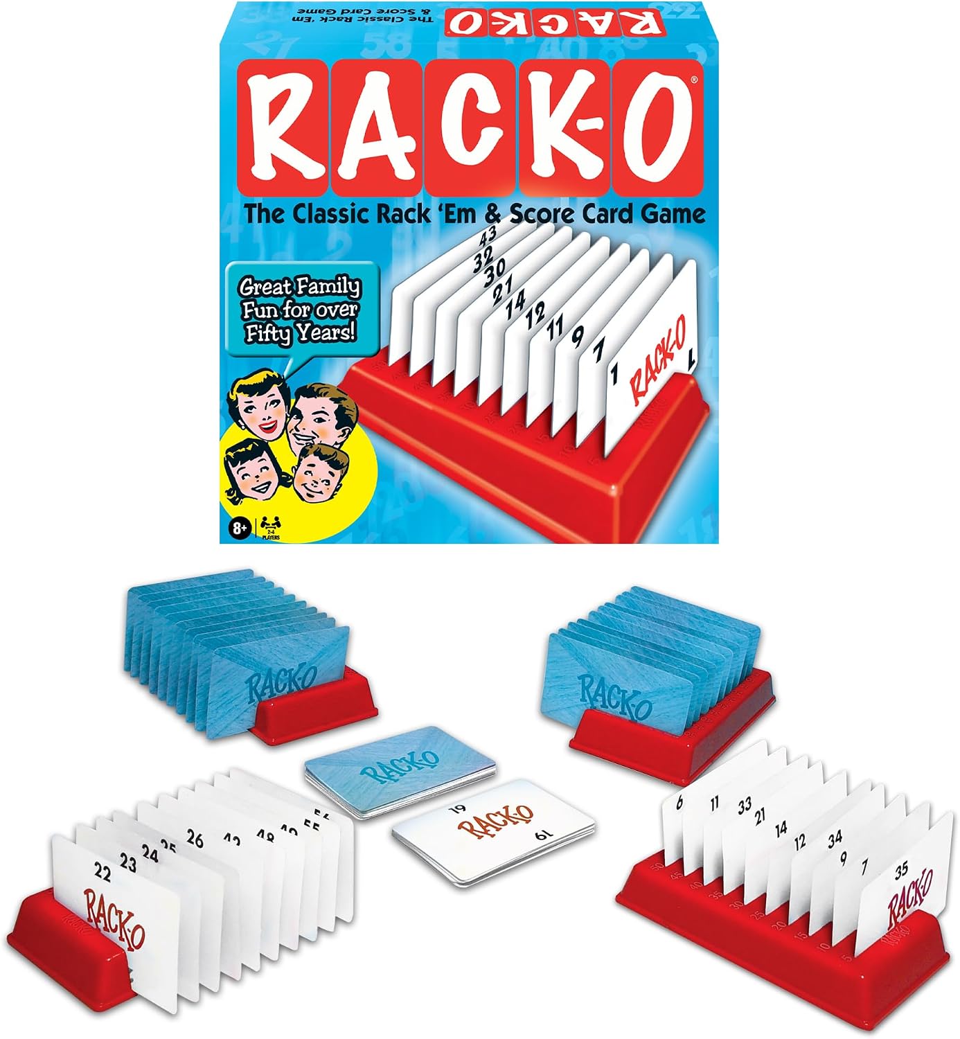 Winning Moves Rack-O Retro Edition, Enjoyed Since the 50's — authentic vintage gift collectible