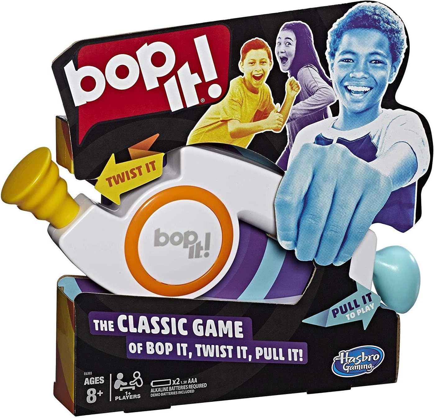 Hasbro Gaming Bop It! Electronic Game for Kids Ages 8 and up, Kids Games for 1 or More — authentic vintage gift collectible