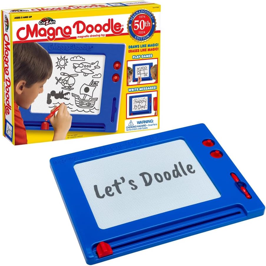 Cra-Z-Art Retro Magna Doodle Magnetic Drawing Board — authentic vintage gift collectible