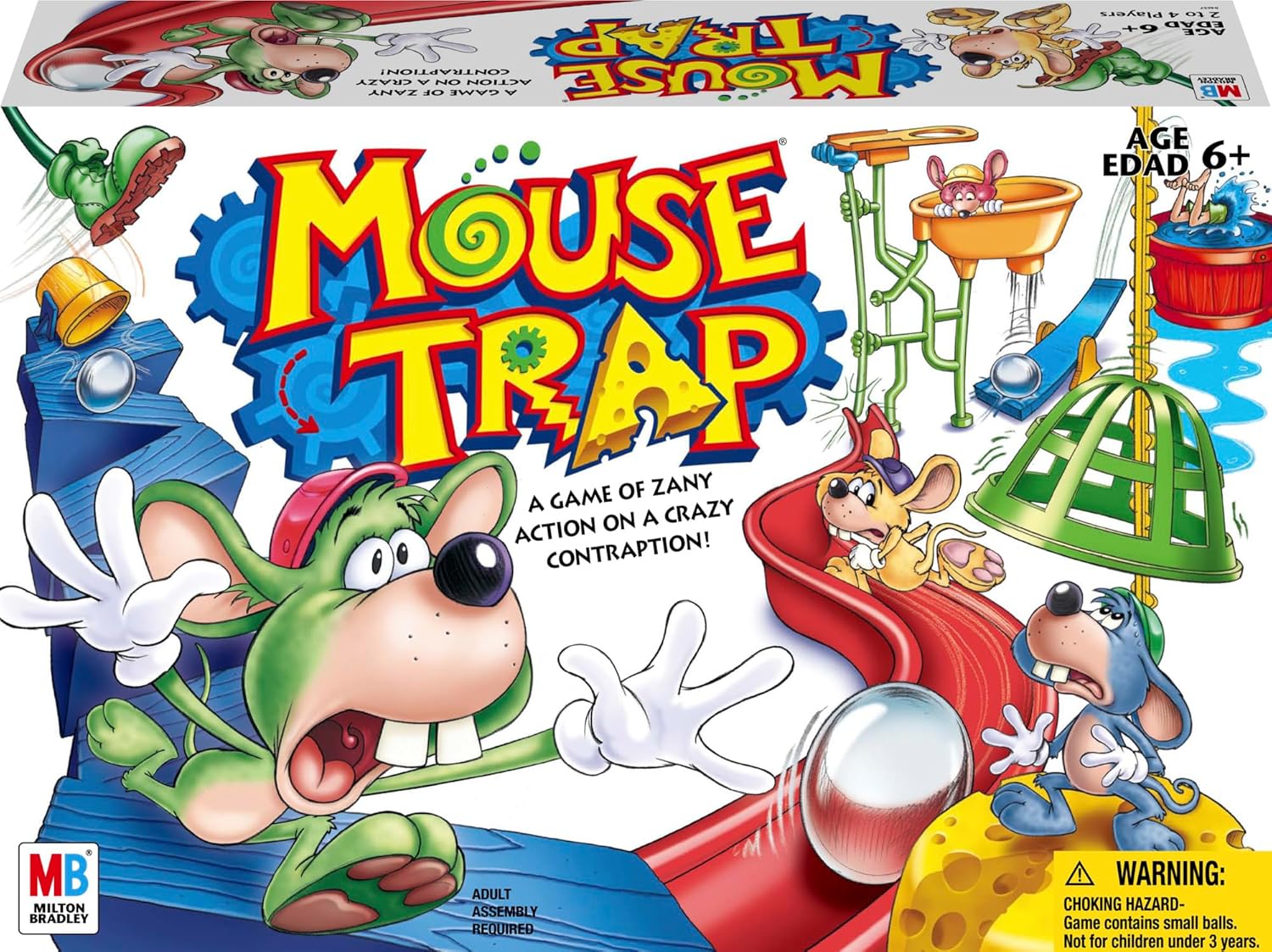 Mouse trap Board Game for Kids Ages 6 and Up — authentic vintage gift collectible